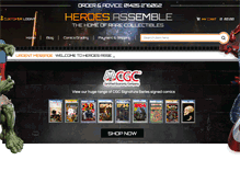 Tablet Screenshot of heroesassemble.com